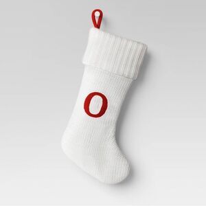 Wondershop Cream Knitted Monogram O In Red Color